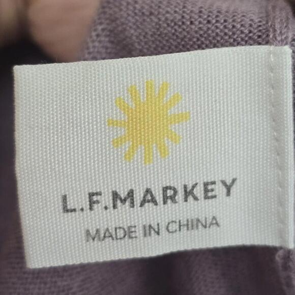 LF Markey Sweater Women's Joshua Turtleneck Wool Soft Knit Lavender Casual siz 4 - Picture 7 of 8